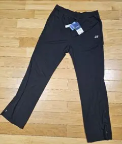 【試着1度のみ】YONEX　レディースウォームアップパンツ　ブラック　XO
