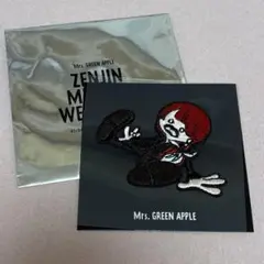 Mrs. GREEN APPLE ゼンジン ピンバッジセット 2個 ミセスグリーンアップル Mrs. GREEN APPLE ピンバッジ セット