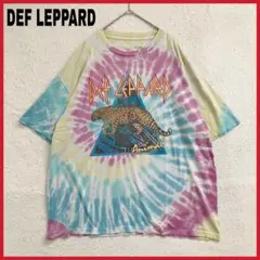 DEF LEPPARD タイダイ オーバーサイズ Tシャツ メキシコ製 Lのサムネイル