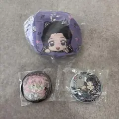 鬼滅の刃 キャラクターミニポーチとバッジセット