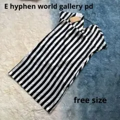 HORN GARMENT ホーンガーメント ワンピース 総柄 白黒 サイズ36 - メルカリ