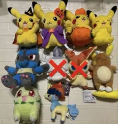 ポケモン ぬいぐるみ8点セット