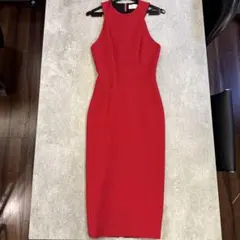 VICTORIA BECKHAM ノースリーブ ドレス レッドのサムネイル