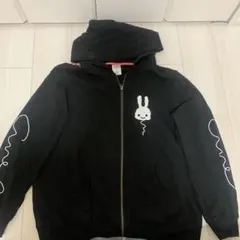 CUNE ジップアップパーカー ブラック XL