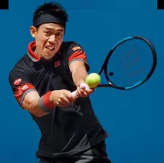 【レア】UNIQLO ユニクロ 錦織圭 テニスウェア シャツ S フェデラーのサムネイル