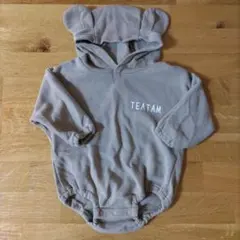 くま耳　秋　冬　ハロウィン　コスプレ　男の子　　長袖　ロンパース　カバーオール