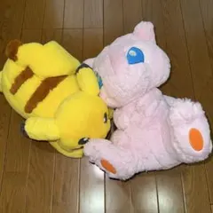 h*0様 ポケモンぬいぐるみセット　ふわふわ限定ぬいぐるみピカチュウ&ミュウツーのサムネイル