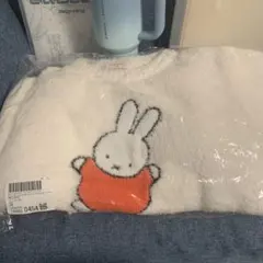 タグ付き ミッフィー ベビモコジャガードプルオーバー&ロングパンツセット