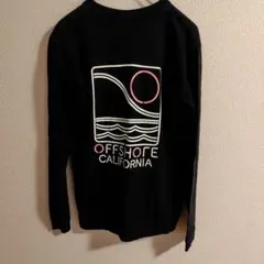 OFFSHORE ブラック 長袖カットソー Sサイズのサムネイル