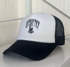 メッシュキャップ　ブラック　古着アメカジHIPHOPビンテージ　ダンス衣装帽子