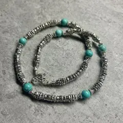 インディアンジュエリー　ターコイズ　ネックレス　ナバホ