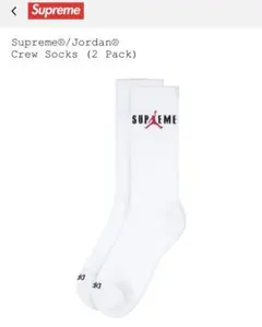 【新品】即完売★Supreme®/Jordan® Crew Socks