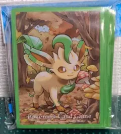 ポケモンカードゲーム デッキシールド リーフィア 64枚 中古 ブイズ