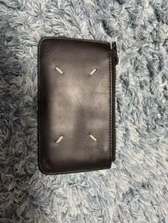 黒いレザーコインケース