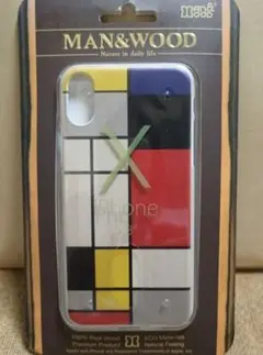 【新品未開封】MAN&WOOD モンドリアン木製 iPhoneケース