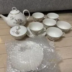 ビンテージ】ノリタケ シルバーゲート ティーセット 1965年頃 - メルカリ