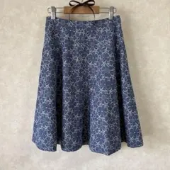 【新品・紙タグつき】❁ TOCCA❁ スカート 0 ブルーのサムネイル