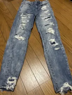 アメリカンイーグル AMERICAN EAGLE スキニーデニム ライトブルー