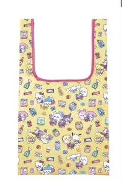 ちいかわ×サンリオ キャラクターズ エコバッグ イエロー クロミ シナモン