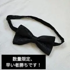 蝶ネクタイ 結婚式 ブラック／ チーフ 新郎 挙式 お色直し 二次会 パーティ