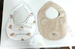 【新品タグ付き】ジェラートピケ　スタイ　2枚セット　テディベア　くま