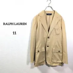 RALPH LAUREN テーラードジャケット 11 ベージュ コットン