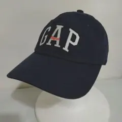 GAP　ギャップ　刺繍ロゴ　キャップ　ネイビーのサムネイル