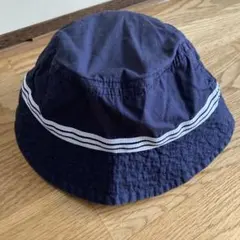 ネイビー バケットハット 100%コットン