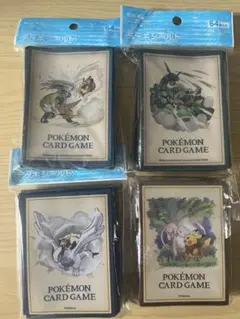 ポケモンカードゲーム ピカチュウアドベンチャースリーブ4種セット