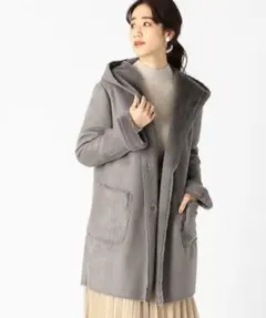 コムサイズム フェイクムートンコート