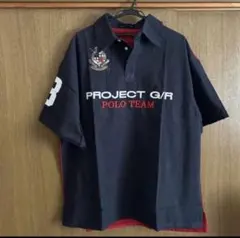 PROJECT G/R ポロシャツ ネイビー レッド