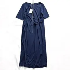 ストライプワンピース ブルー