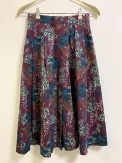 ANAYI アナイ フレアスカート ボタニカル柄 花柄 38サイズ