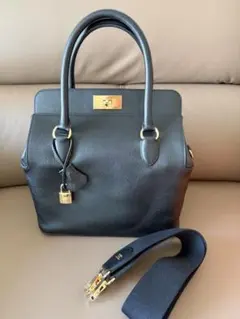 HERMES ツールボックス 26 ブラック ゴールド金具のサムネイル