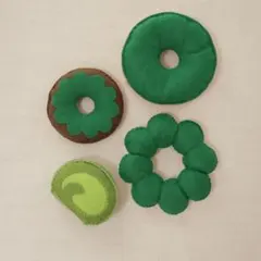 フェルトままごとドーナツ・ロールケーキセット