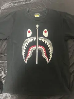 正規品A BATHING APE シャーク Tシャツ ブラック M - メルカリ