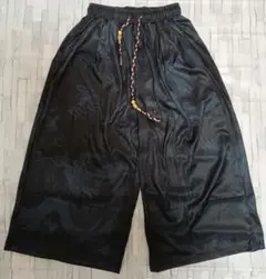 ドラゴン柄ハーフパンツ新品未使用ボトムス和柄ブラックサイズXL