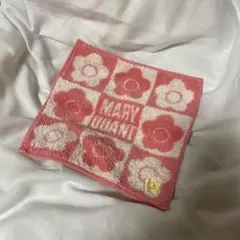 MARY QUANT ハンカチ ピンク
