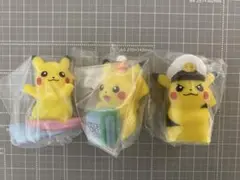 ポケモンキッズ 30周年スペシャル vol.1編　ピカチュウ3種セット　ラスト