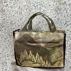 ハンドメイド トートバッグ 帯リメイク
