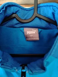 PUMA 青 L ウィンドブレーカー