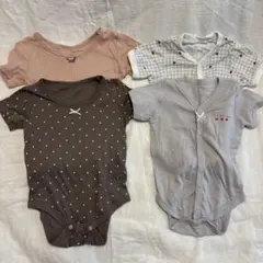 コットン100% ベビー肌着4枚セット70㎝