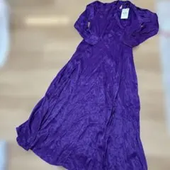 最終値下げ　新品　タグ付き　ザラ　L ロングワンピース