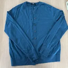 UNIQLO 青緑カーディガン Lサイズ