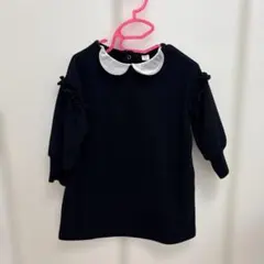 a.l.c長袖フリルワンピース 90 ブラック