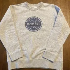 mont-bell グレー スウェットトレーナー 150