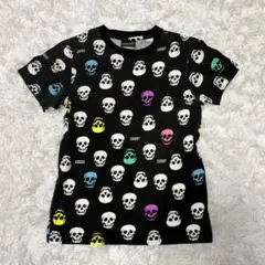 CHUBBYGANG スカル柄 半袖Tシャツ ブラックのサムネイル