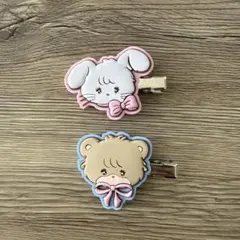 mikko lovefriendsぷっくりラバーヘアピン 2個セット