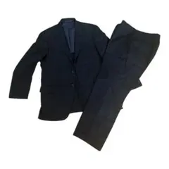 高級イタリア生地ONLY スーツ セットアップ マルラーネ ネイビー ストライプ