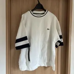 カＩ　LACOSTE ホワイト スウェット トレーナーのサムネイル